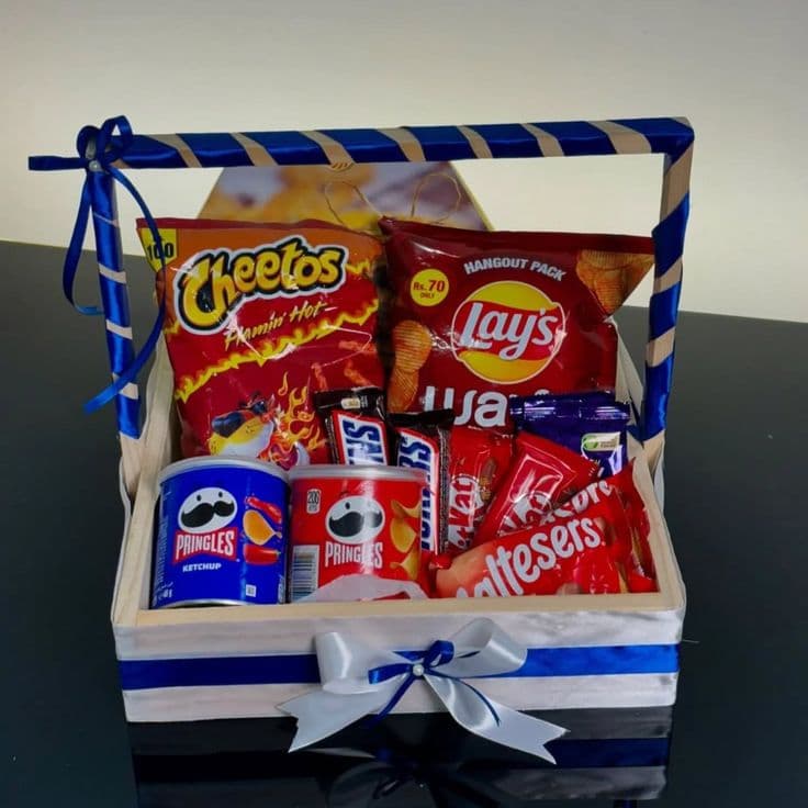 Deluxe Chocolate & Snack Gift Crate